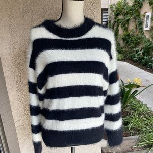 Target a new day Black and white striped sweater Nancy Spungen punk